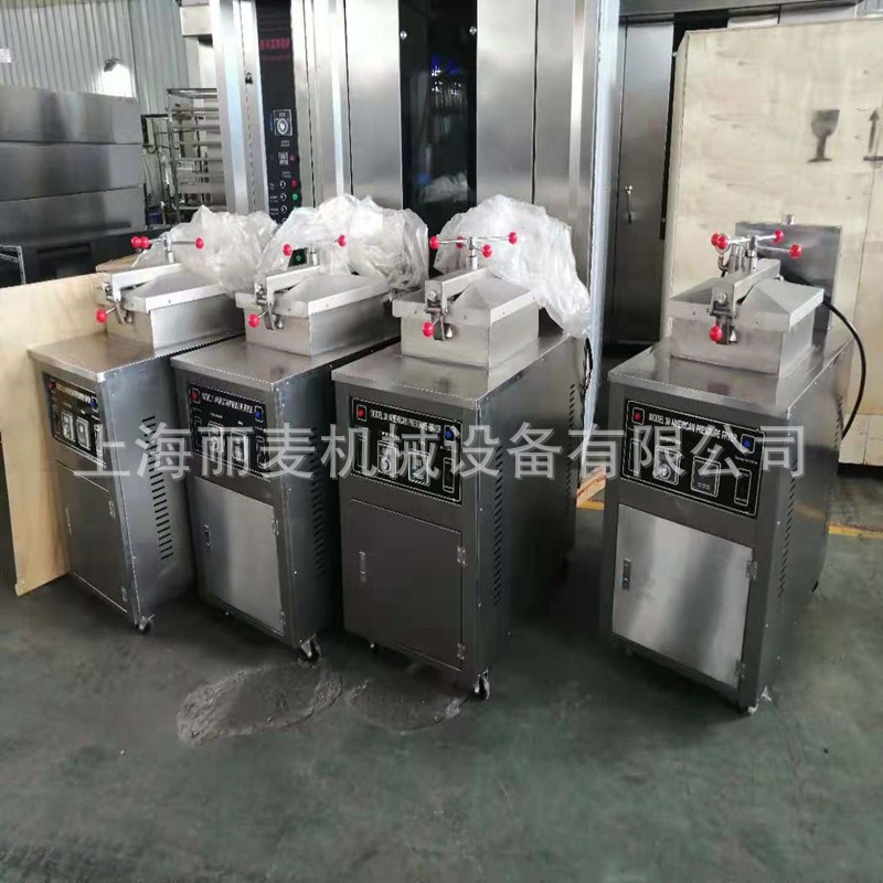 美式压力炸鸡炉 大型高压油炸锅 汉堡鸡排大容量煤气电热炸鸡炉图3