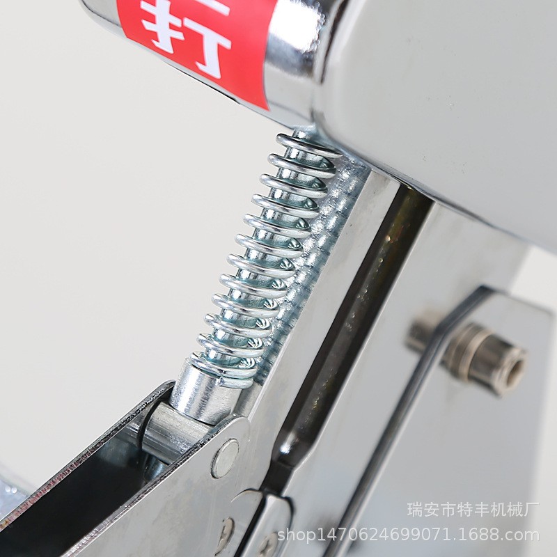 火腿肠打扣机超市包装封口机U型打卡机香肠食用菌袋子手动扎口机图2