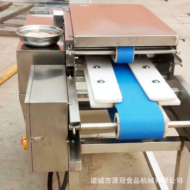 多功能鲜肉切片机 水平鸡胸肉鸭脯肉开片机 蝴蝶形爱心鸡排成型机图2