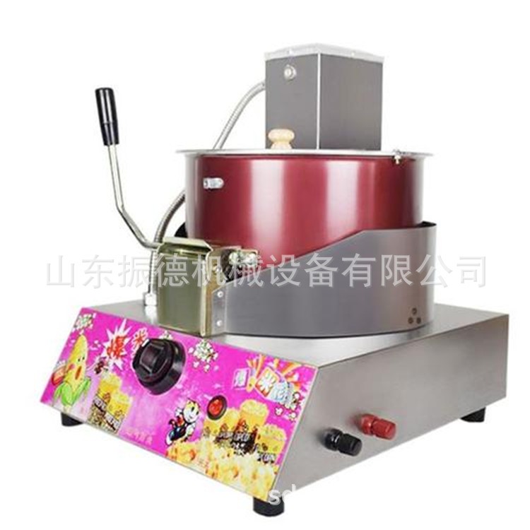 单锅球形爆米花机图片 燃气游乐场爆米花机 休闲食品爆米花机图4