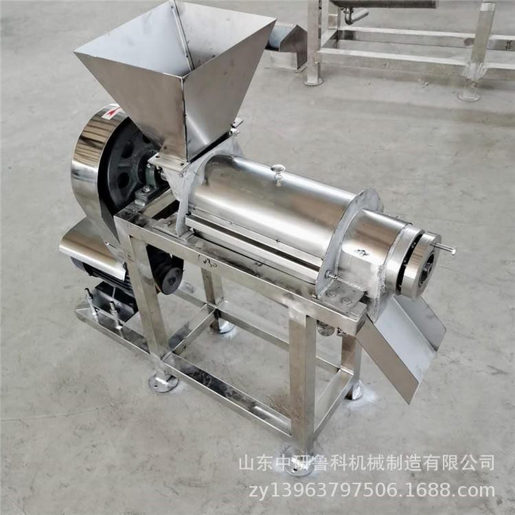 西芹汁菠菜汁加工机械 鲁科商用螺旋果蔬榨汁机 葡萄去籽打汁机图4