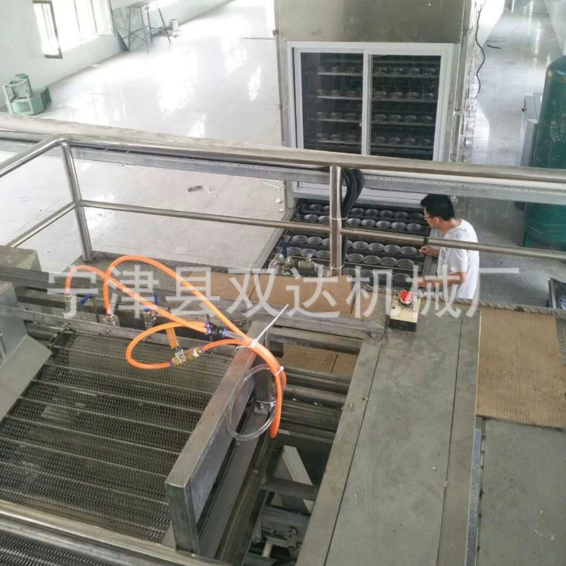 小型方便面生产线厂家直销非油炸全自动干脆面机方形圆形烘干面线图3