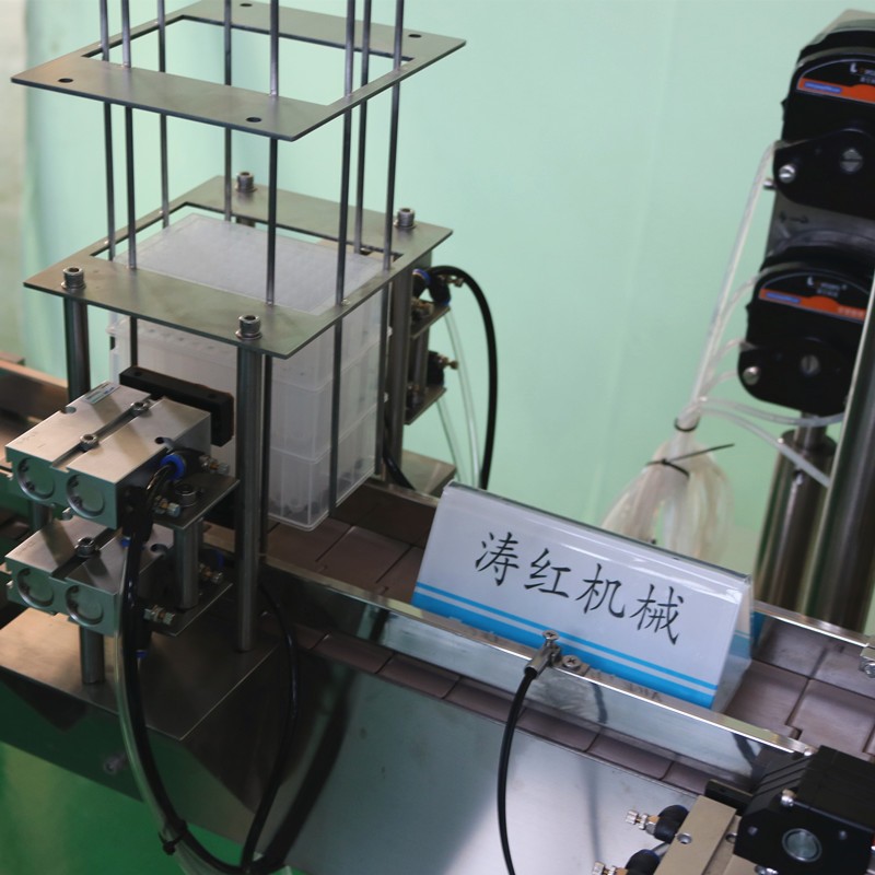 深孔板灌装机，多孔液体灌装机，六头灌装图5