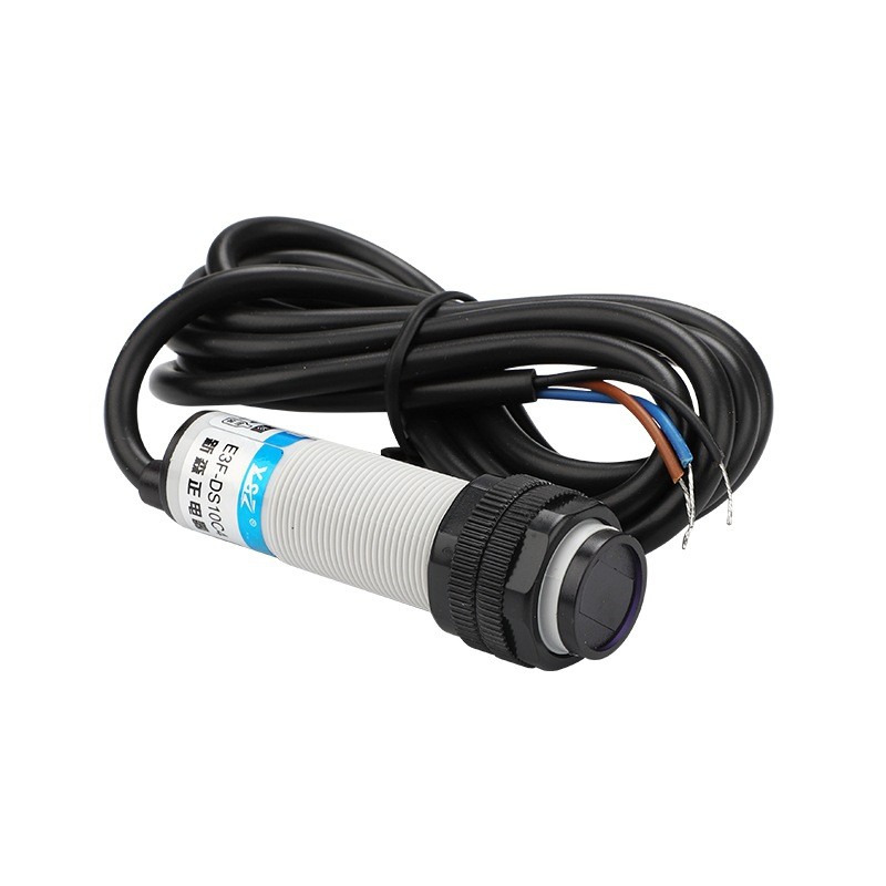 漫反射光电开关E3F-DS30C4红外感应M18NPN三线常开传 感器开关 1个图5