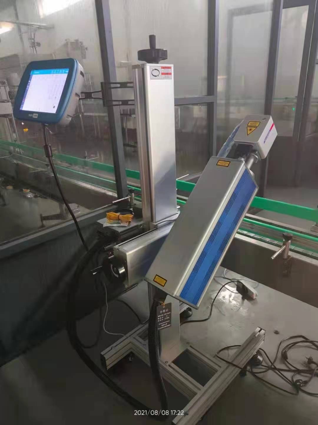 山东临沂矿泉水激光喷码机 桶装水 食用油喷码机图3