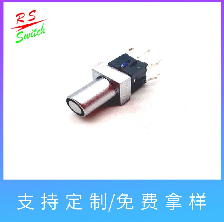 红黄绿白蓝带LED灯轻触开关电器新能源电脑电源Electronic Switch  5-999个图3
