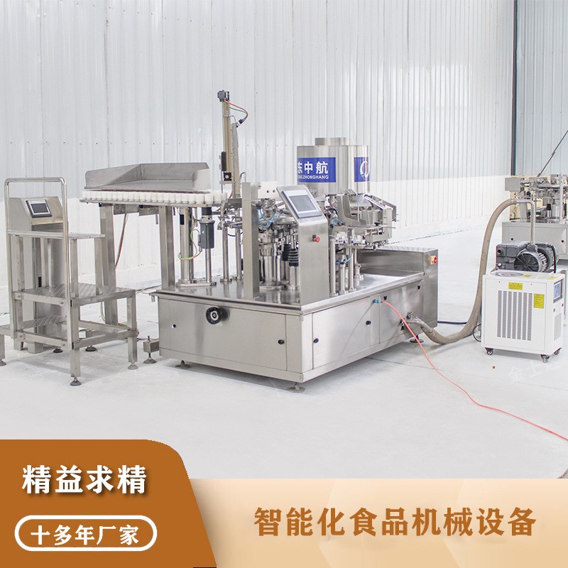 给袋式腊八蒜真空包装机 固体颗粒自动称重真空包装设备图3