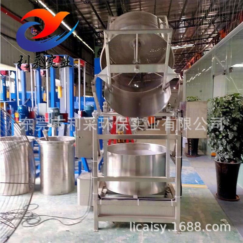 青菜自动脱水甩干机 油炸食品脱油离心机 一键启动全自动卸料图4