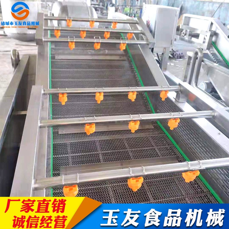 酱菜加工脱盐清洗设备 果蔬清洗机 大型气泡清洗机 不锈钢洗菜机图4