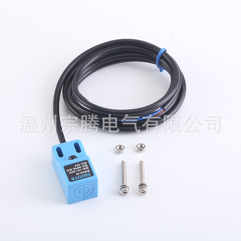 电感式 接近开关方形传感器SN04-N直流三线NPN常开金属感应6V/3 6V  1个图5
