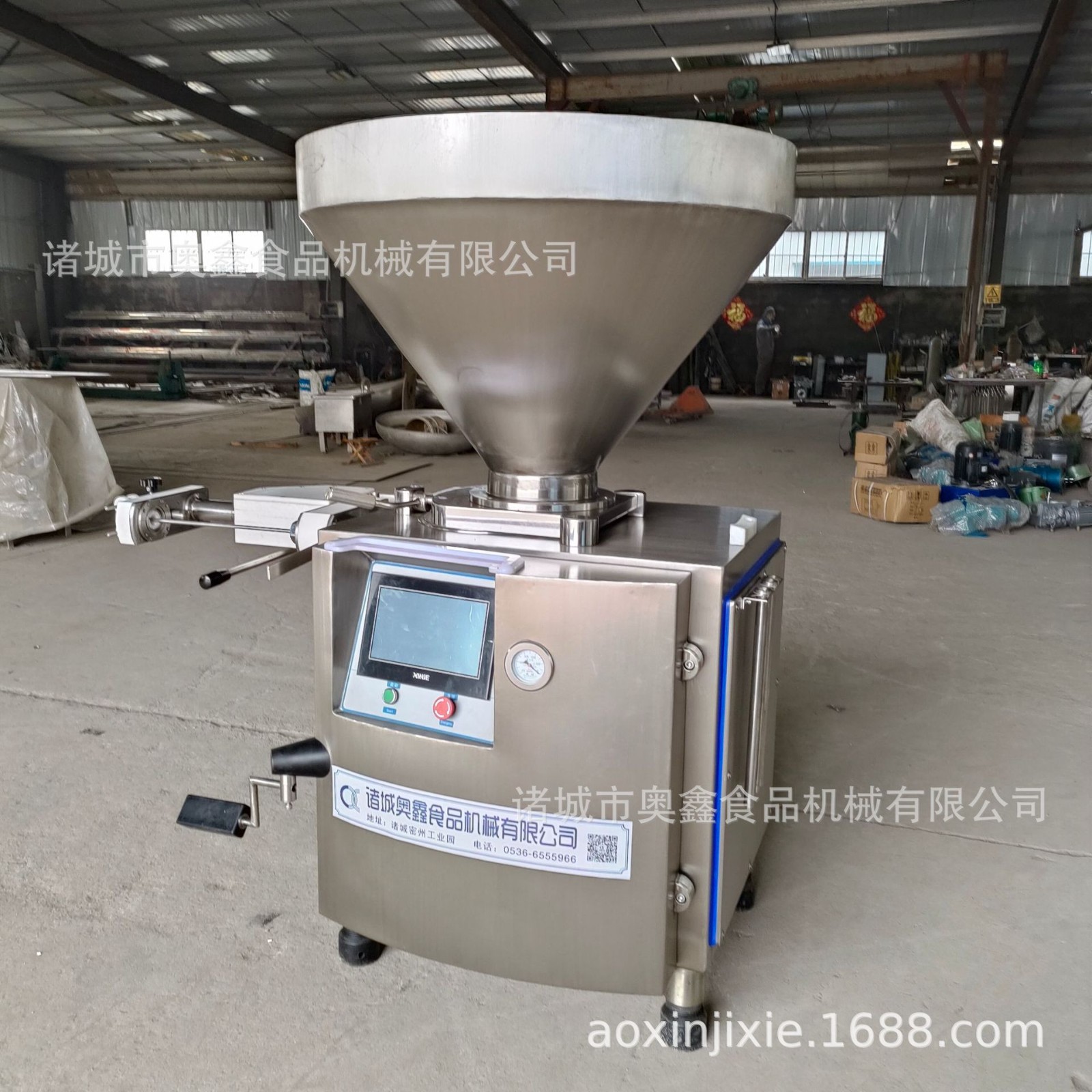 全自动香肠灌装机 火腿肠红肠灌肠机 真空灌装机 定量扭结灌肠机图5