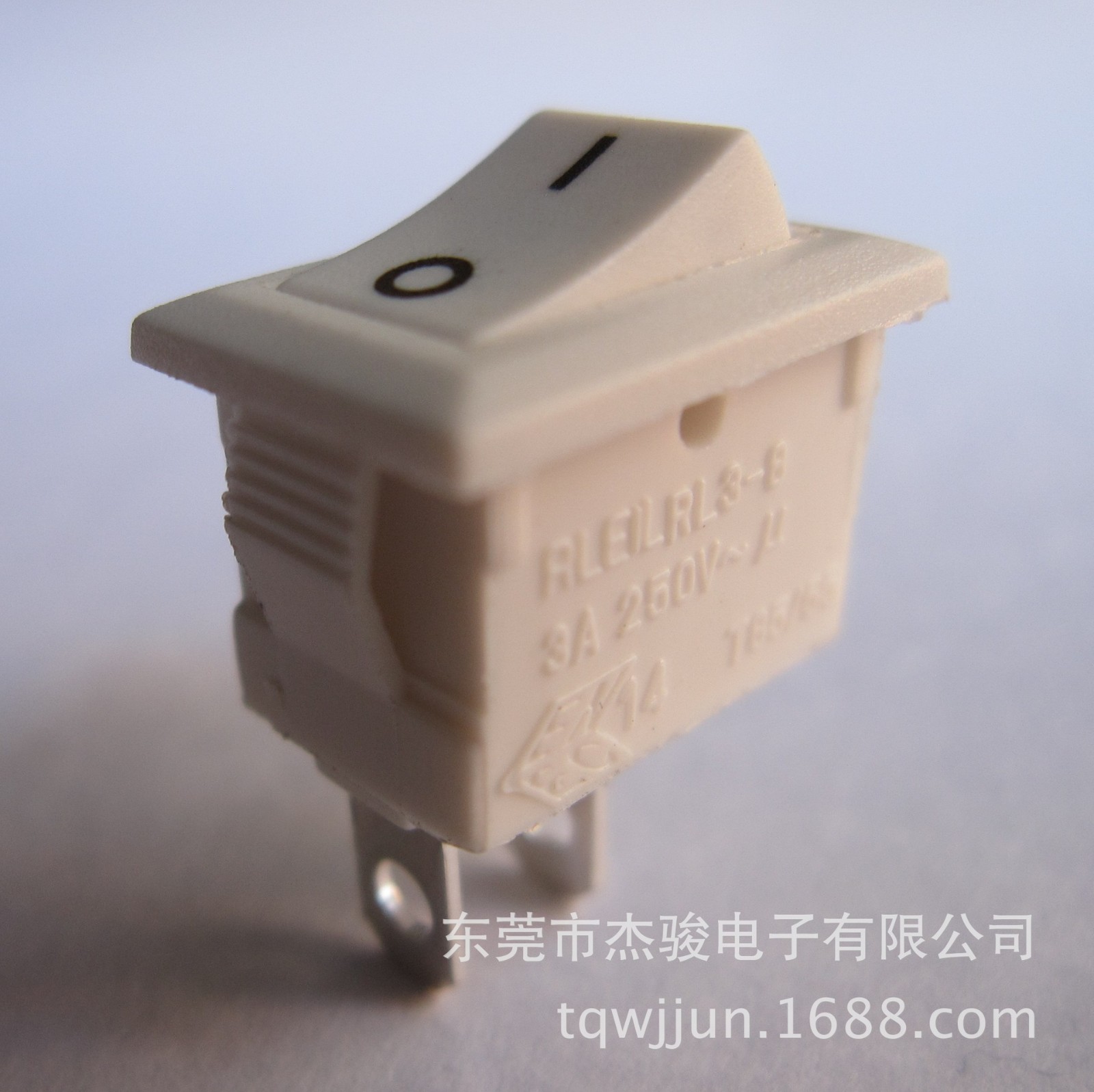 供应RLEIL超小型船型开关 跷板开关RL3-8-11-G-2-WT/WT-P55 20个图2