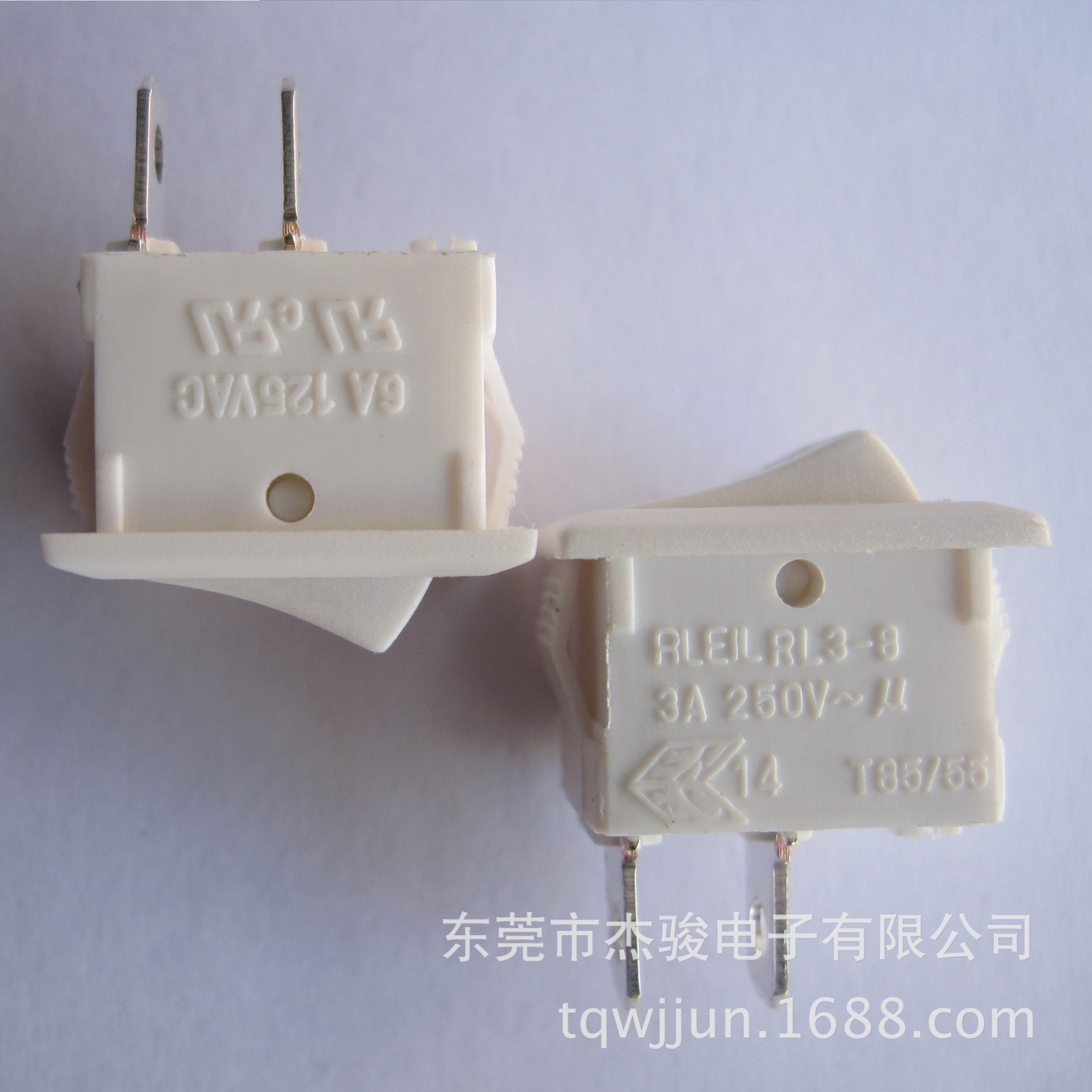 供应RLEIL超小型船型开关 跷板开关RL3-8-11-G-2-WT/WT-P55 20个图4
