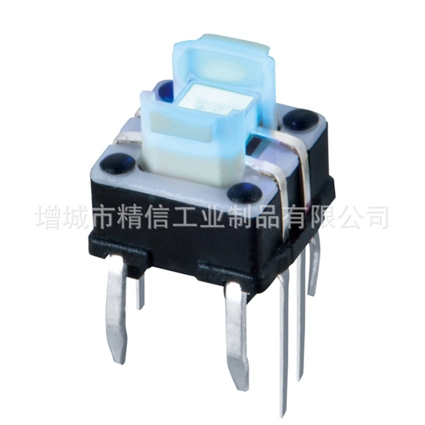 高品质红绿蓝RGB三色带灯轻触开关 双色带灯轻触复位按键SMT贴片  1PCS图3
