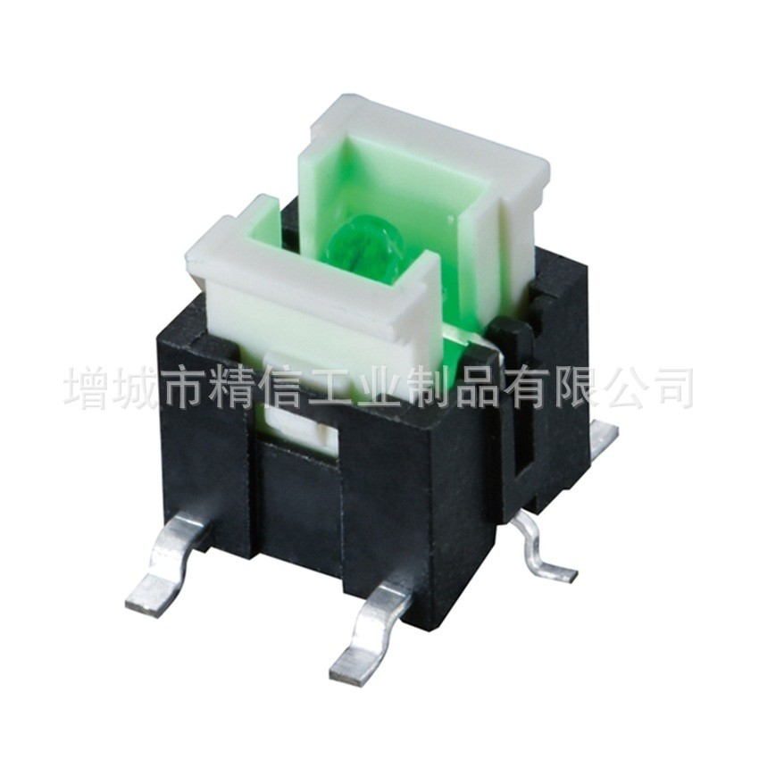 高品质红绿蓝RGB三色带灯轻触开关 双色带灯轻触复位按键SMT贴片  1PCS图4