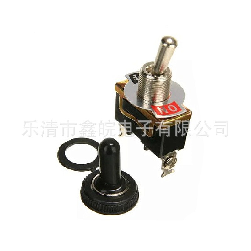 带防水帽E-TEN1021钮子开关 2档2脚 插脚 摇头摇臂 开关KN3C-101P  1个图4