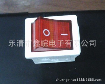 供KCD4船型开关带灯 白色两档 电源开关 方型翘板开关  1个图5