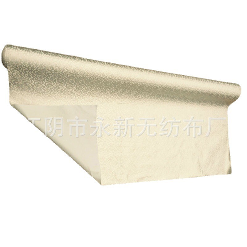 压花铝膜无纺布 车衣无纺布批发 供应复合功能性面料抗拉强度较高图5