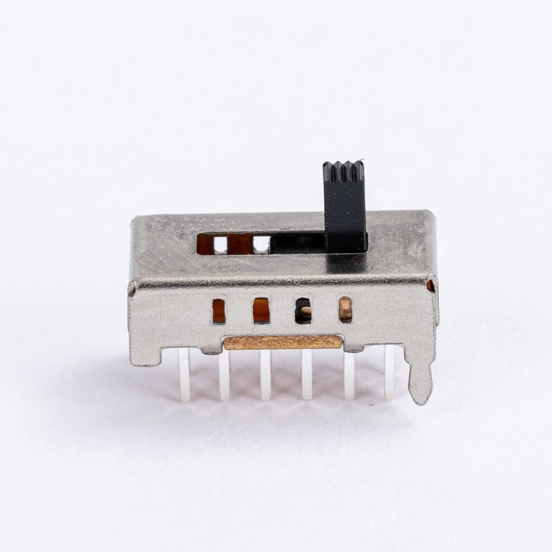 厂家供应拨动开关12脚电源开关玩具电子滑动开关 SS24D02波段开关 1个图4