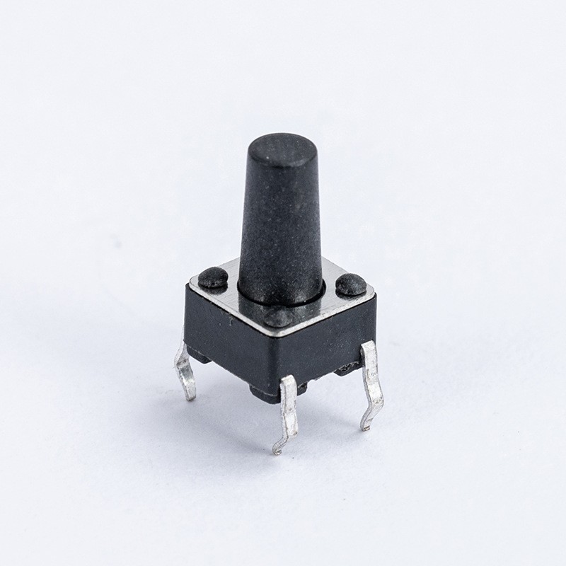 耐高温轻触开关 高寿命微型按键开关6x6xH 正按 插件轻触开关批发  1个图2