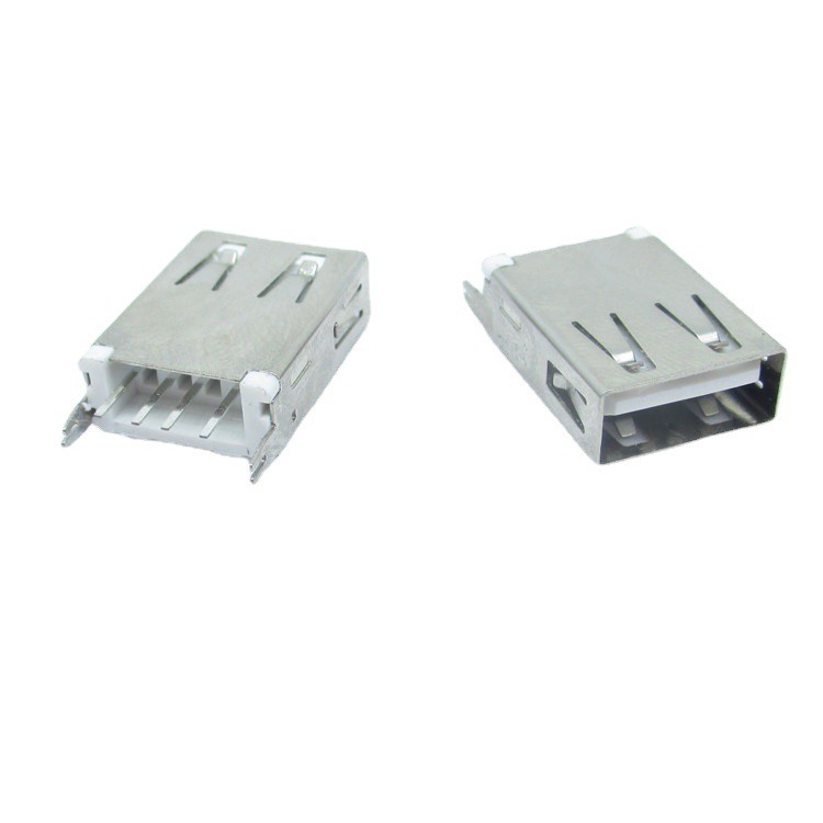 USB母座 直插A母长体H10、13、14、15、17.5、19.5、20.5、2 4.5mm  100PCS图2