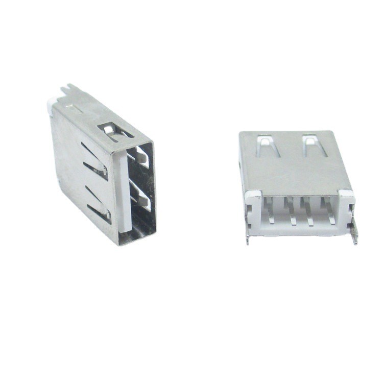 USB母座 直插A母长体H10、13、14、15、17.5、19.5、20.5、2 4.5mm  100PCS图3