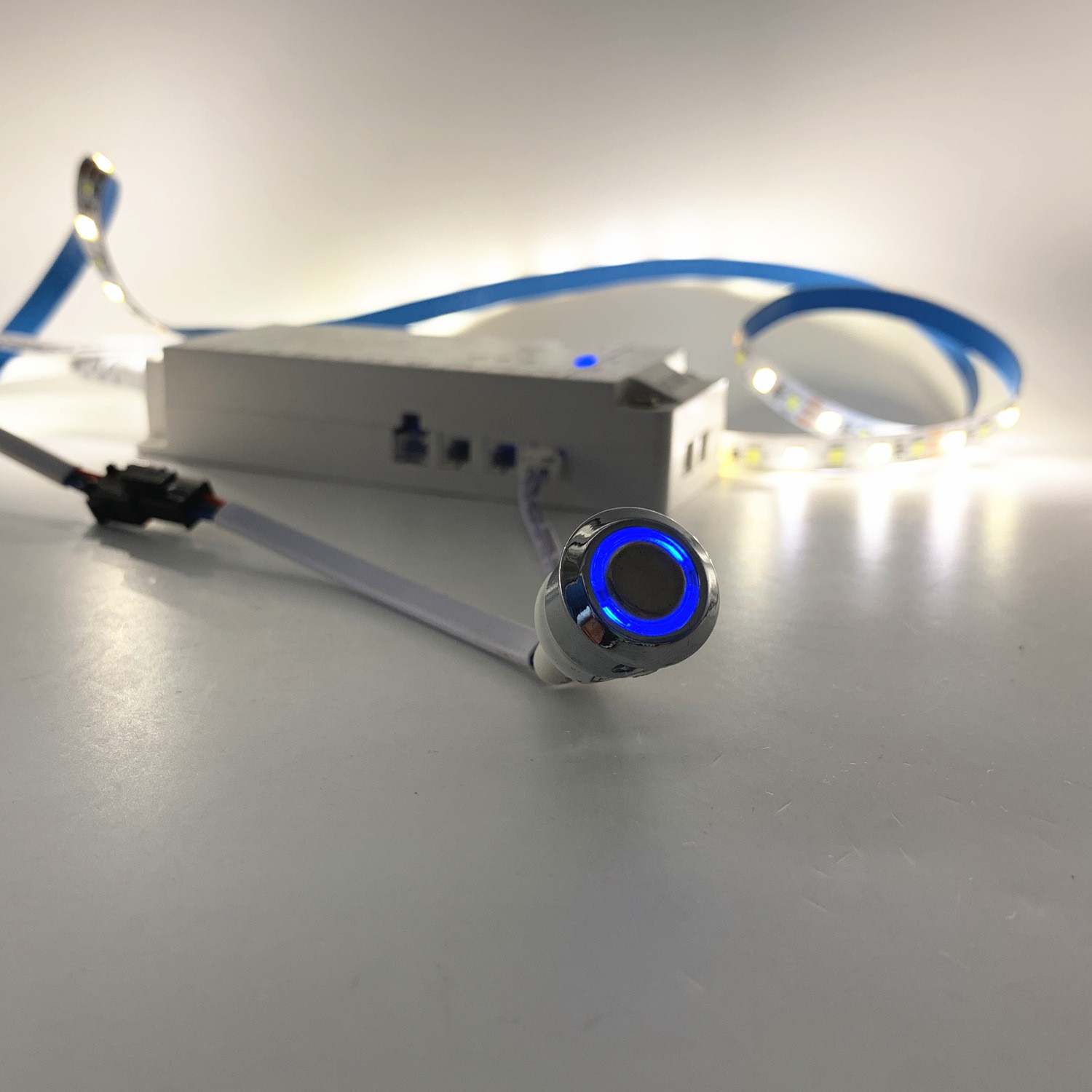 变色调光触摸开关17mm一体成型亮度记忆轻触触碰感应调色 调光开关  1个图5