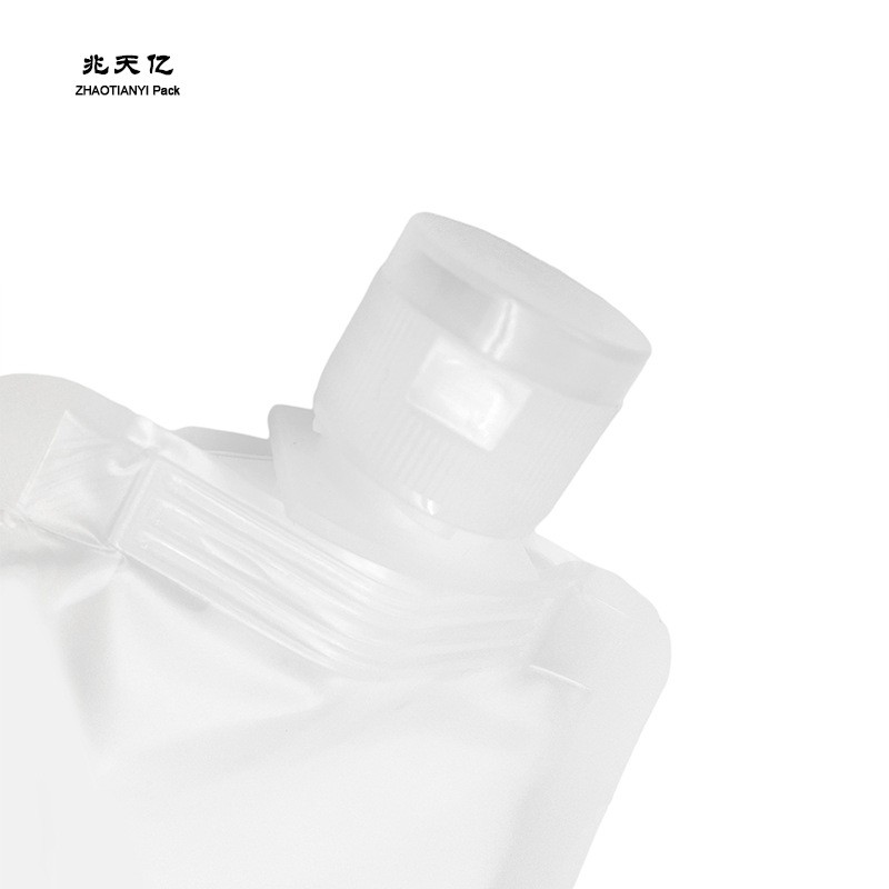 塑料透明吸嘴袋乳液护肤品分装袋洗发水袋子便携分装旅行收纳袋图2