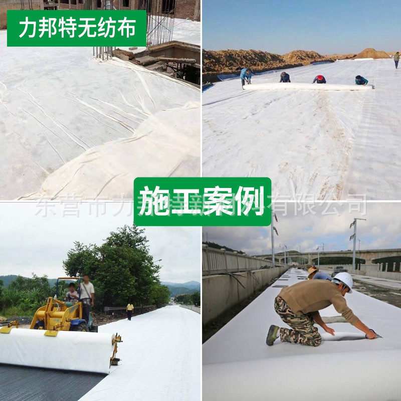 PP无纺布厂家 公路养护建筑工程屋面防水无纺布 聚丙烯丙纶防水布图4
