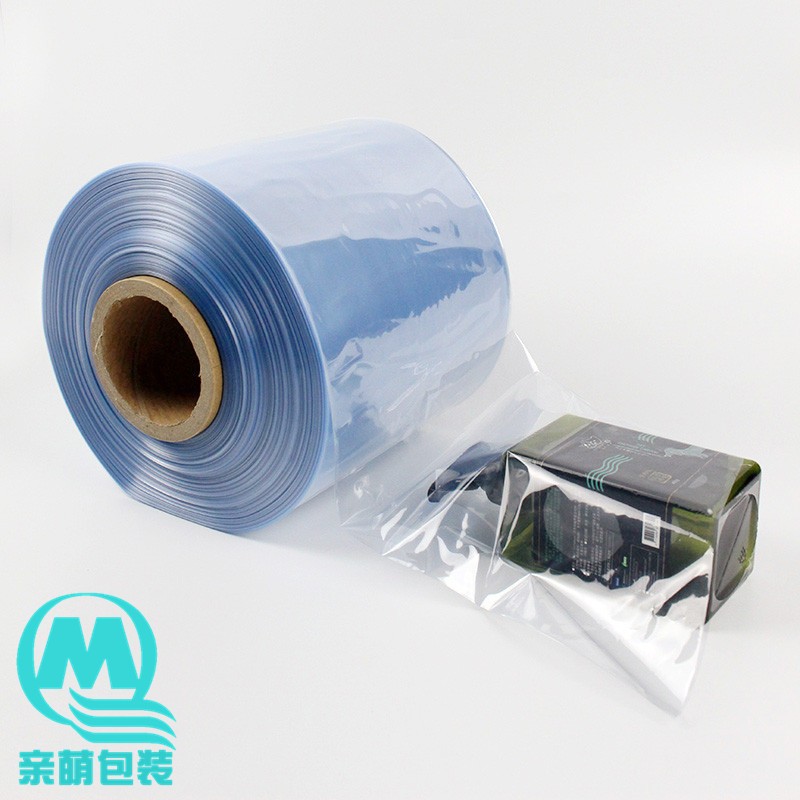 PVC热收缩膜 弧形热缩袋 彩盒收缩膜 pvc弧形袋 化妆品收缩膜图4