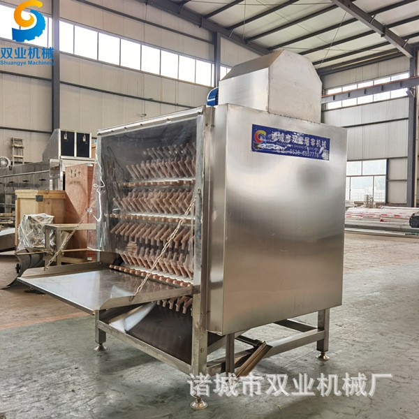 全新全自动家禽不锈钢烫脱毛机双业机械鸡鸭鹅屠宰流水线生产厂家图2