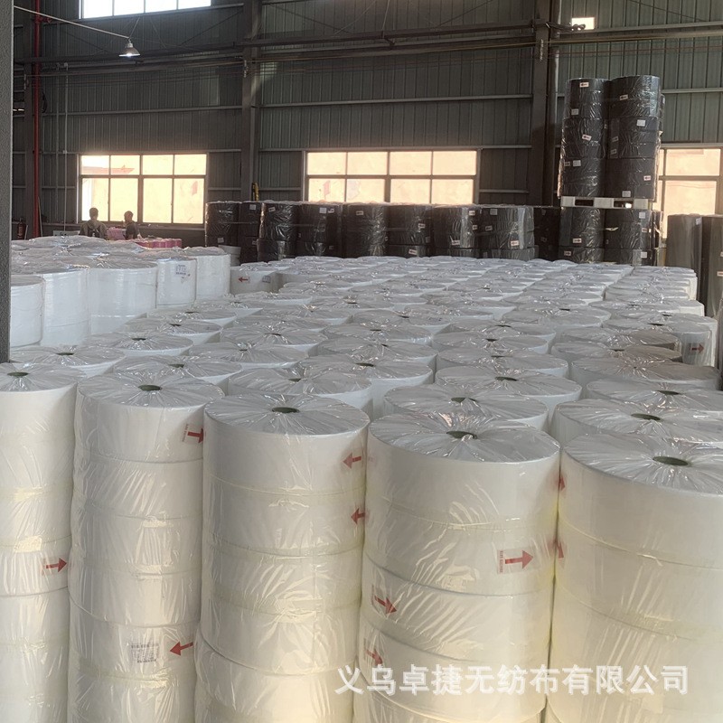 义乌厂家pp纺粘无纺布家具沙发用布服装衬布防尘防潮网格不织布图4