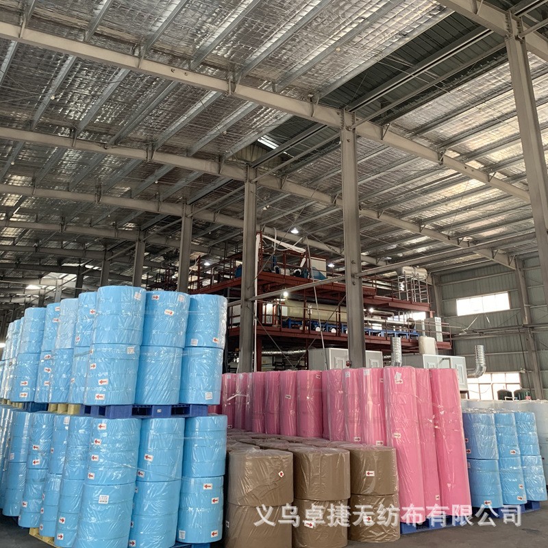 义乌厂家pp纺粘无纺布家具沙发用布服装衬布防尘防潮网格不织布图3