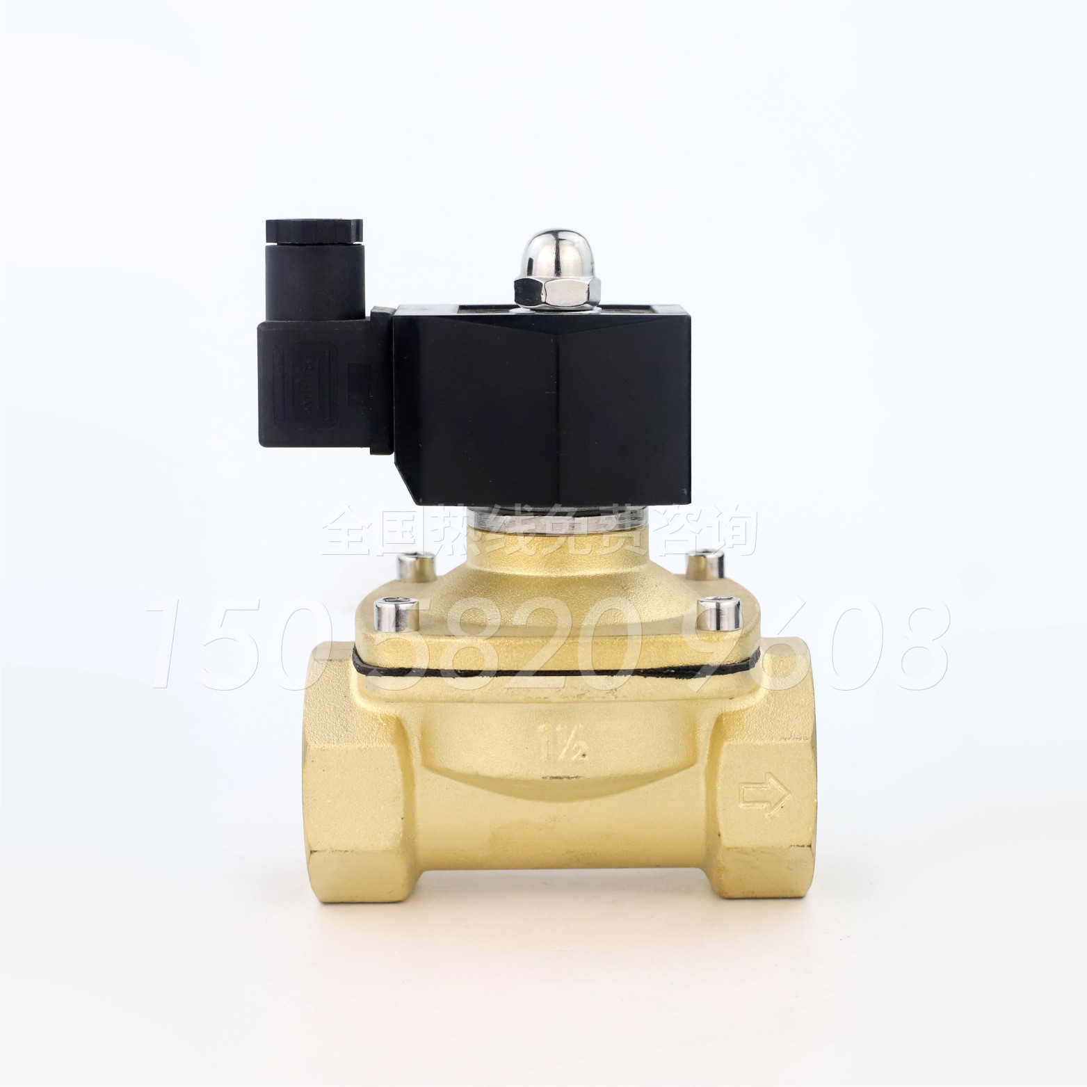 室外防水电磁阀水阀开关阀220VDC24V气阀排水防雾DC12V4分6分 1寸  1个图3