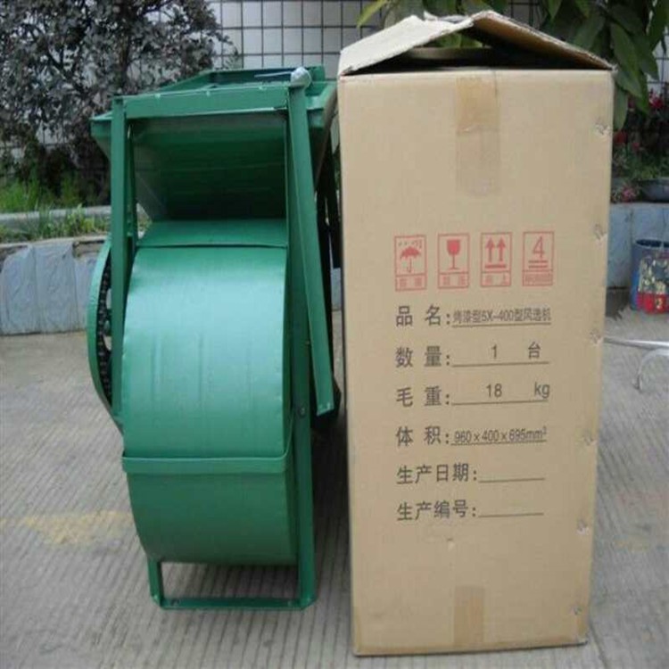 扬谷除杂机械 家用两相电的小型五谷风选机 电动手摇两用风车图4