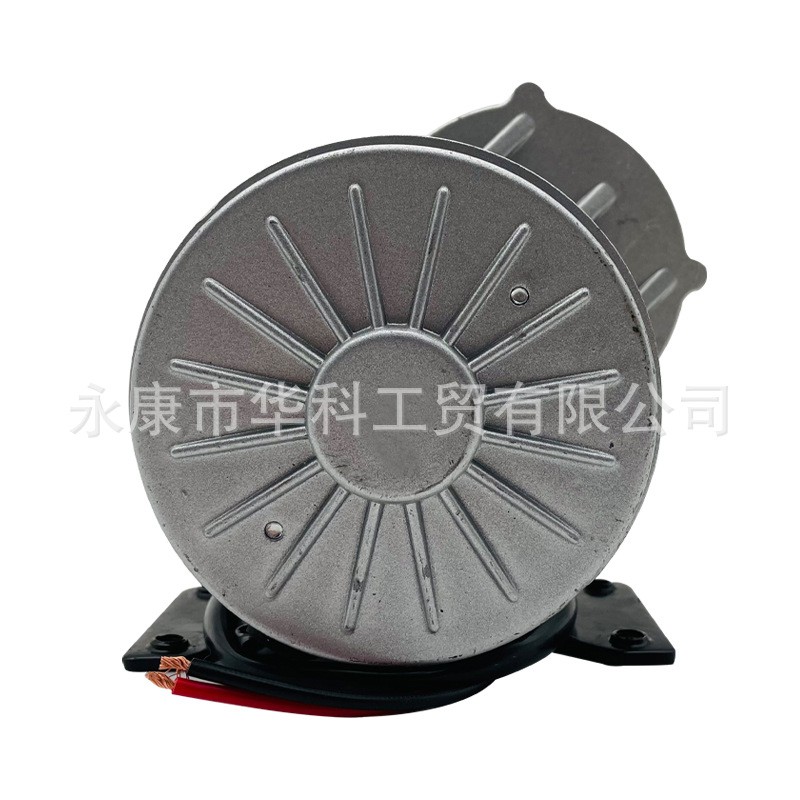 羚鹰24V350W有刷减速电机MY1016Z2尤奈特同款 短轴带脚带九齿轮  1台图4