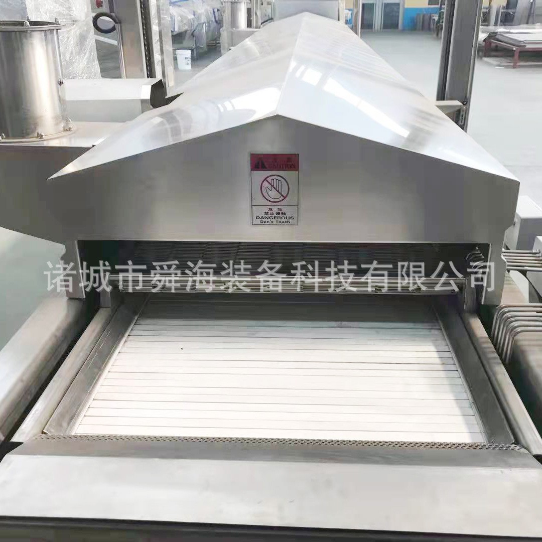油炸小酥肉鸡排油炸线 双网带输送油炸线 供应不锈钢油炸设备图4