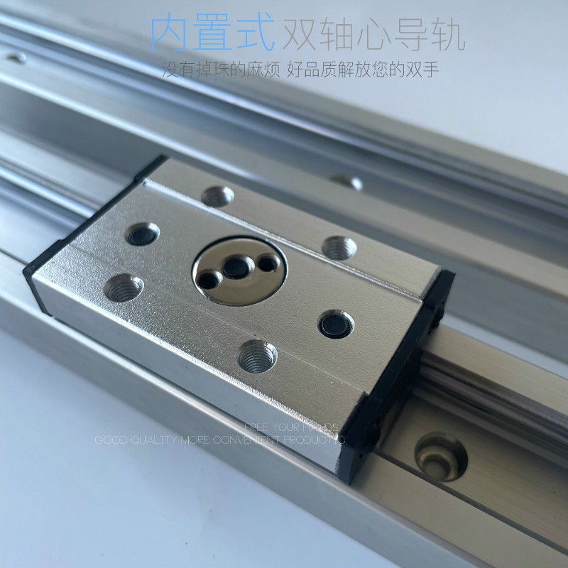 高速滚轮内置双轴心直线导轨SGR20/SGB20摄影摄像滑动导轨轨道  1米图2