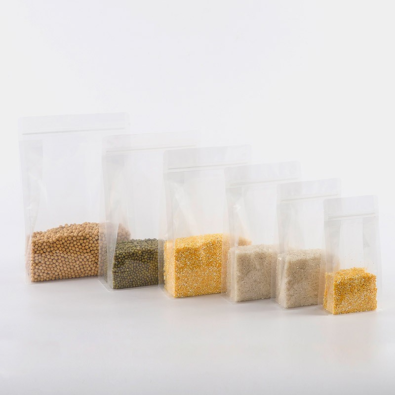 批发开窗牛皮纸包装袋 高清食品茶叶密封袋自立自封袋可印刷logo图5