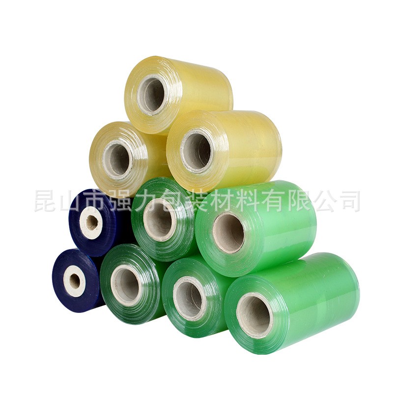 厂家批发pvc缠绕膜 工业自粘透明铝材塑料包装拉伸打包保鲜电线膜图5