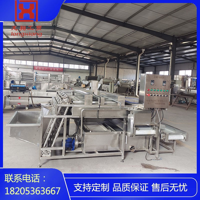 龙翔直销大型剥蛋壳机 鸡蛋快速去蛋皮机器 全自动卤蛋去壳机图4