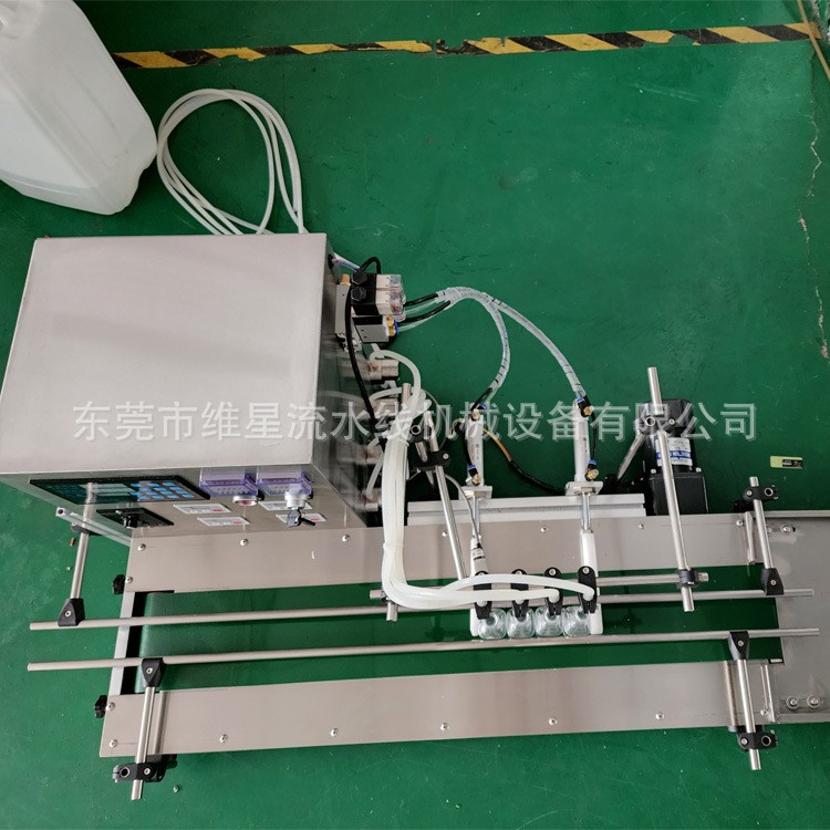 小型自动液体灌装机小容量精油香水烟油墨水溶剂酸碱消毒水腐蚀性图4