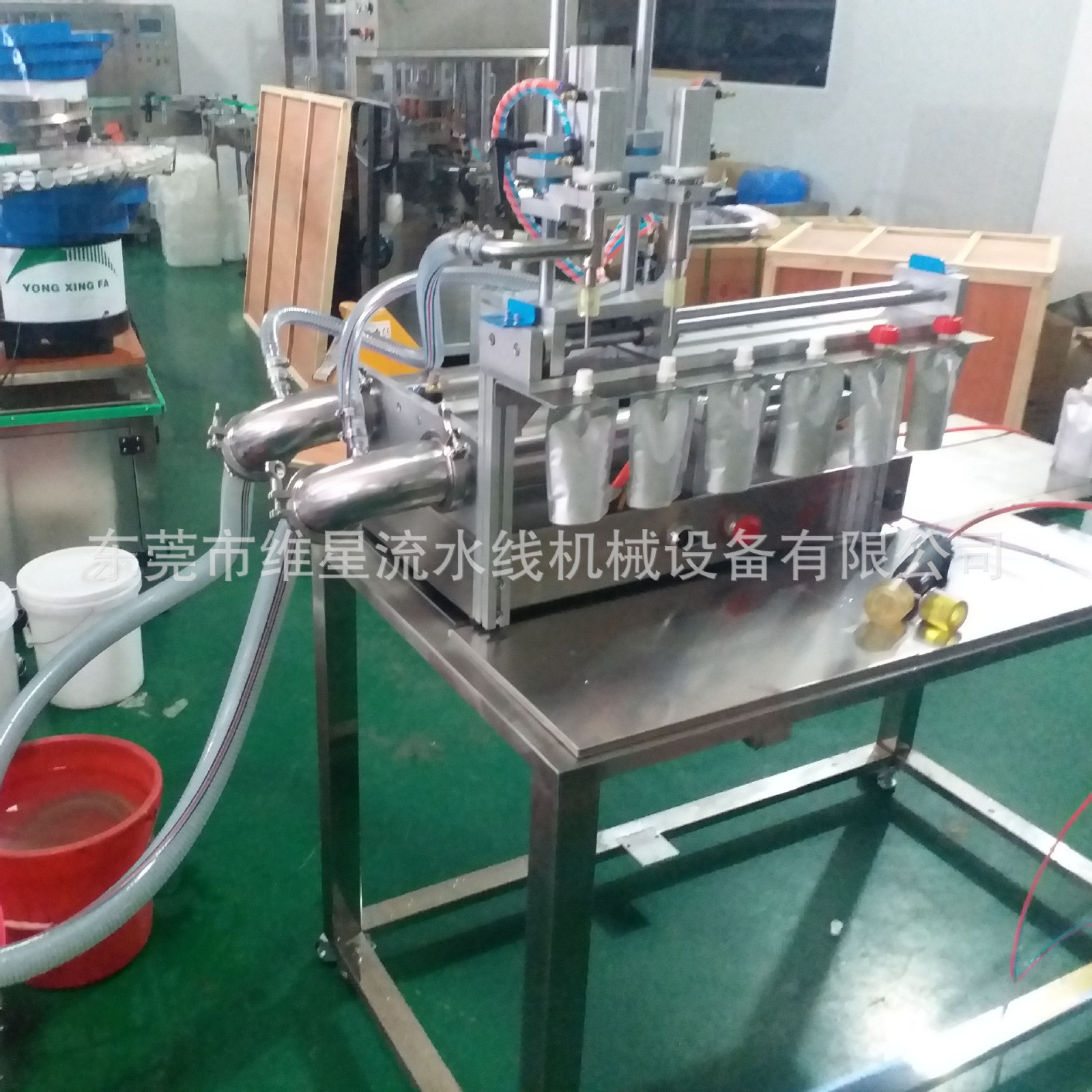 自立袋吸嘴袋灌装机半自动水豆浆牛奶果冻厂家直销图4