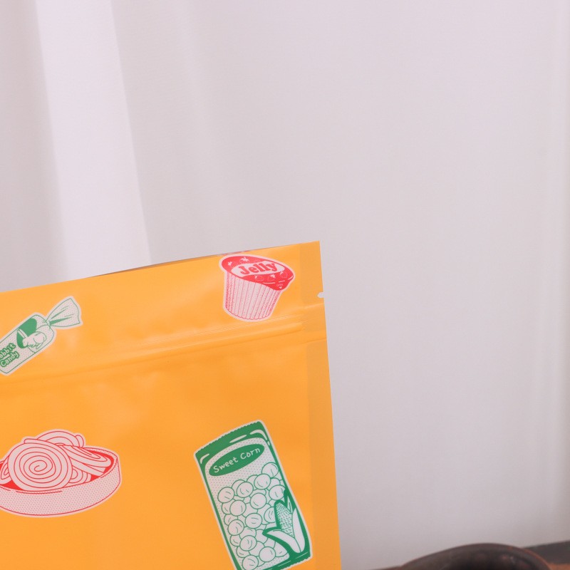 厂家批发开口包装袋 塑料包装袋子自立自封拉链袋休闲食品袋图3