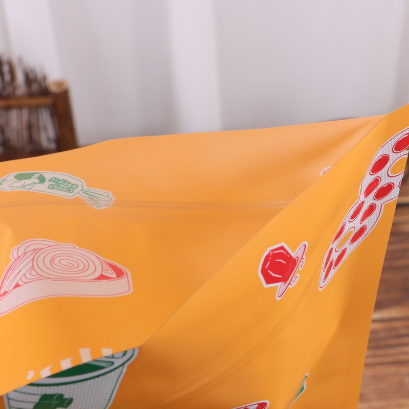 厂家批发开口包装袋 塑料包装袋子自立自封拉链袋休闲食品袋图4