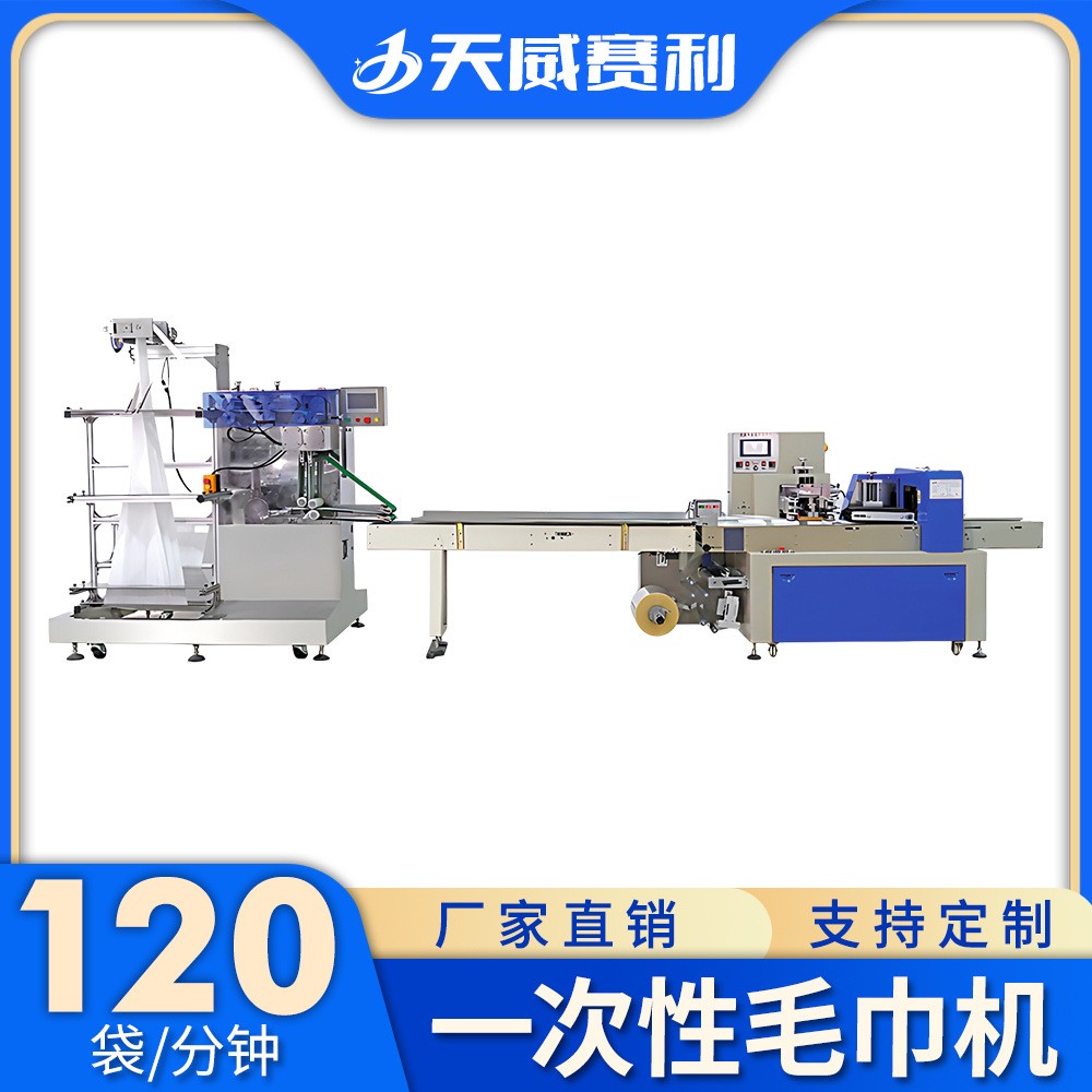 一次性毛巾生产设备 纺粘无纺布生产线 生活用品生产包装机毛巾机图2
