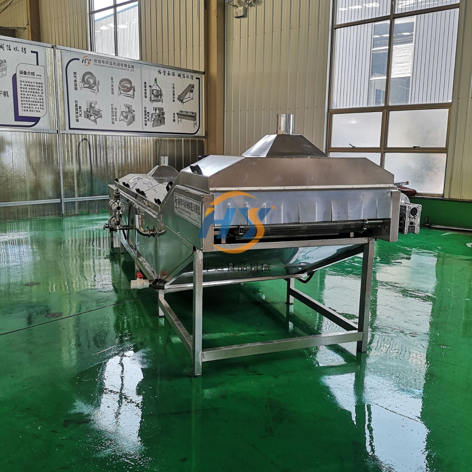 水果甜玉米蒸煮机全自动果蔬蒸煮机商用粘玉米杀青漂烫机器图4