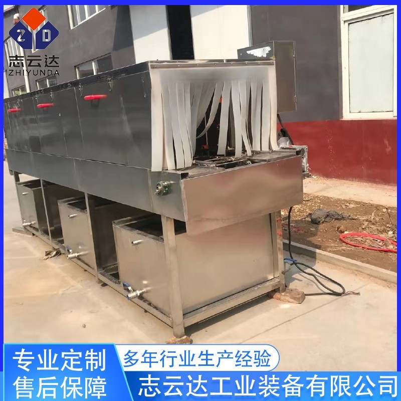 全自动周转筐清洗机 水果塑料框清洗设备 高压喷淋去油污洗筐机图2
