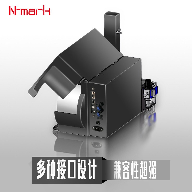 全自动实时文字打印贴标机垫片袋子条形码一体机二维码平面贴标机图4