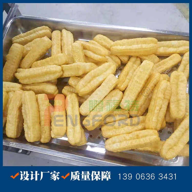 香酥油条油炸线 鹏福特油条油炸机器设备 黄金小油条电热锅机器图3